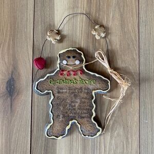 Gingerbread Man Christmas Decor